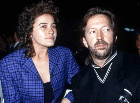 Eric Clapton and Lory Del Santo